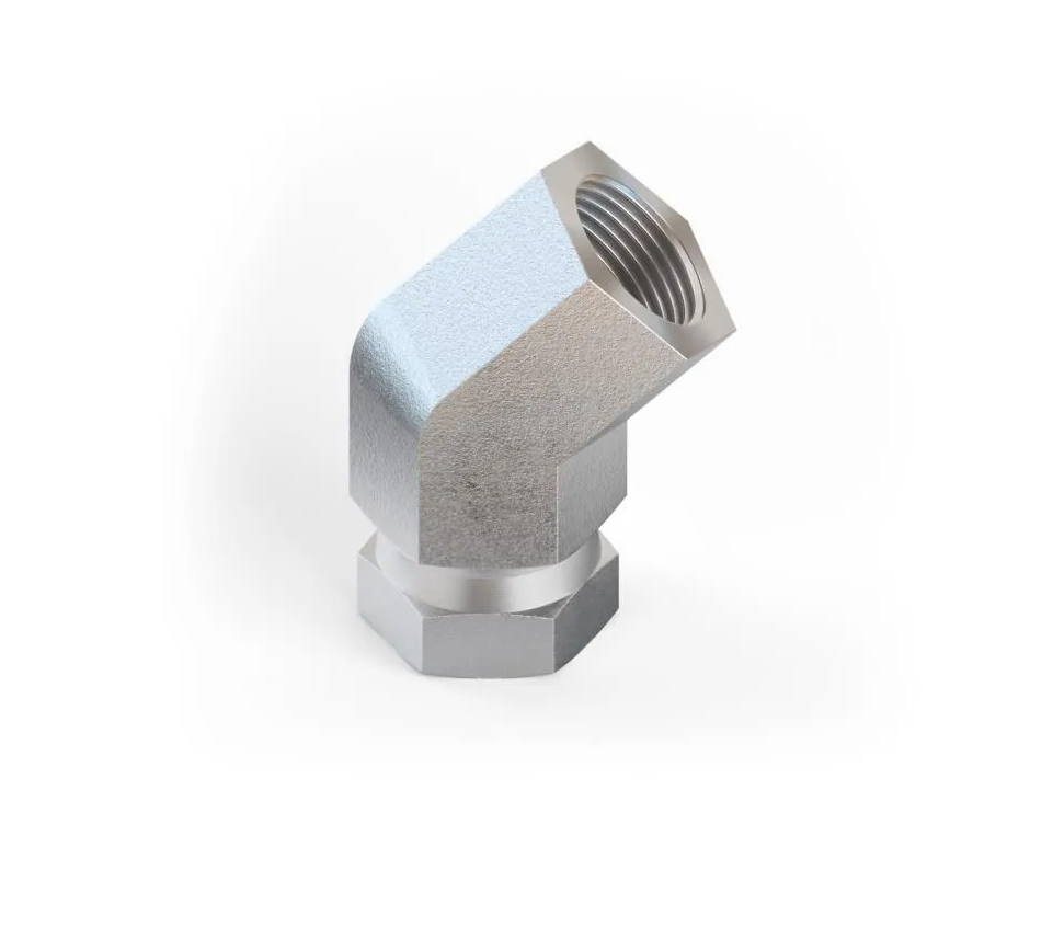 1504 Female Pipe - Female Pipe Swivel Elbow 45 Degree