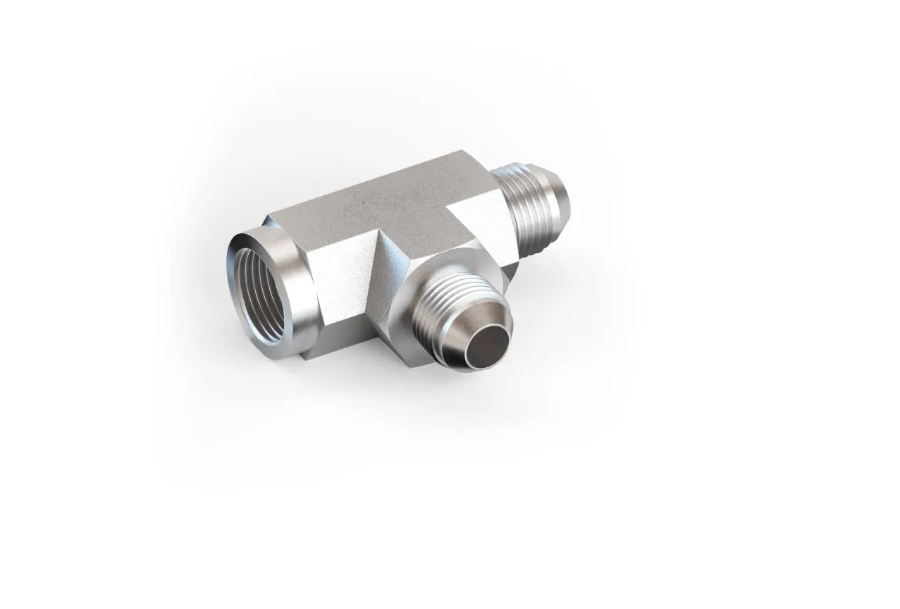 2606 Male Jic - Female Pipe - Male Jic Run Tee