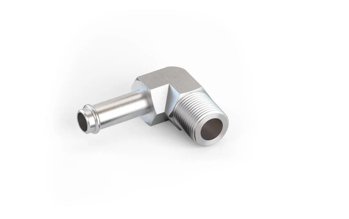 4501 Beaded Hose - Male Pipe Elbow 90 Degree