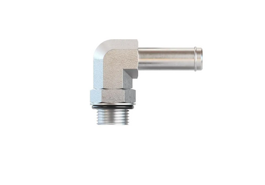4601 Beaded Hose - Male Orings Elbow 90 Degree