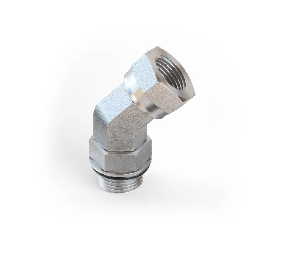 6902 Male Oring - Female Pipe Swivel Elbow 45 Degree