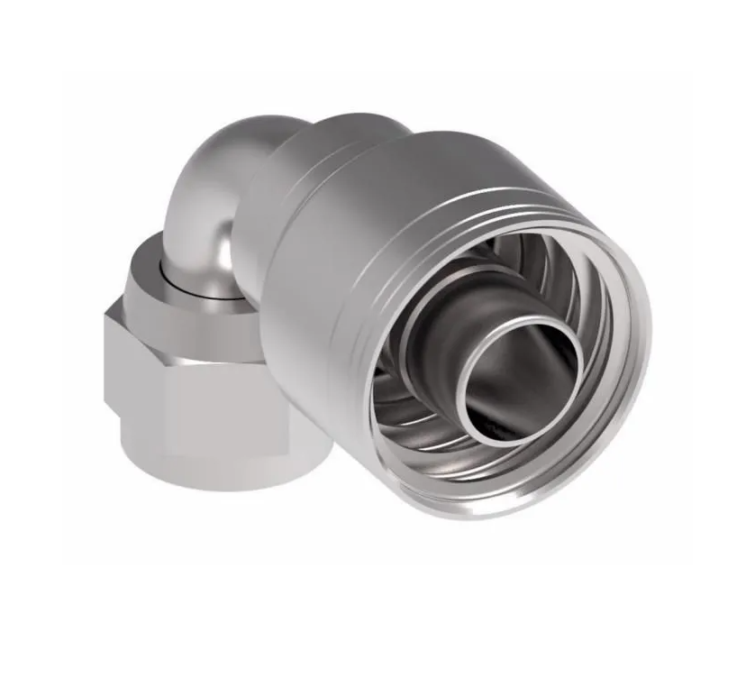 FEMALE JIC SWIVEL 90° ELBOW BITE TO WIRE