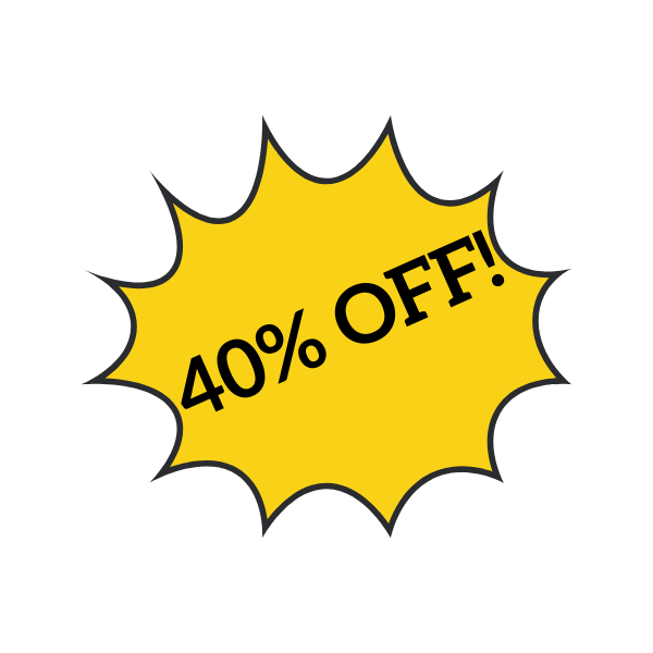 40% Off Select Items!