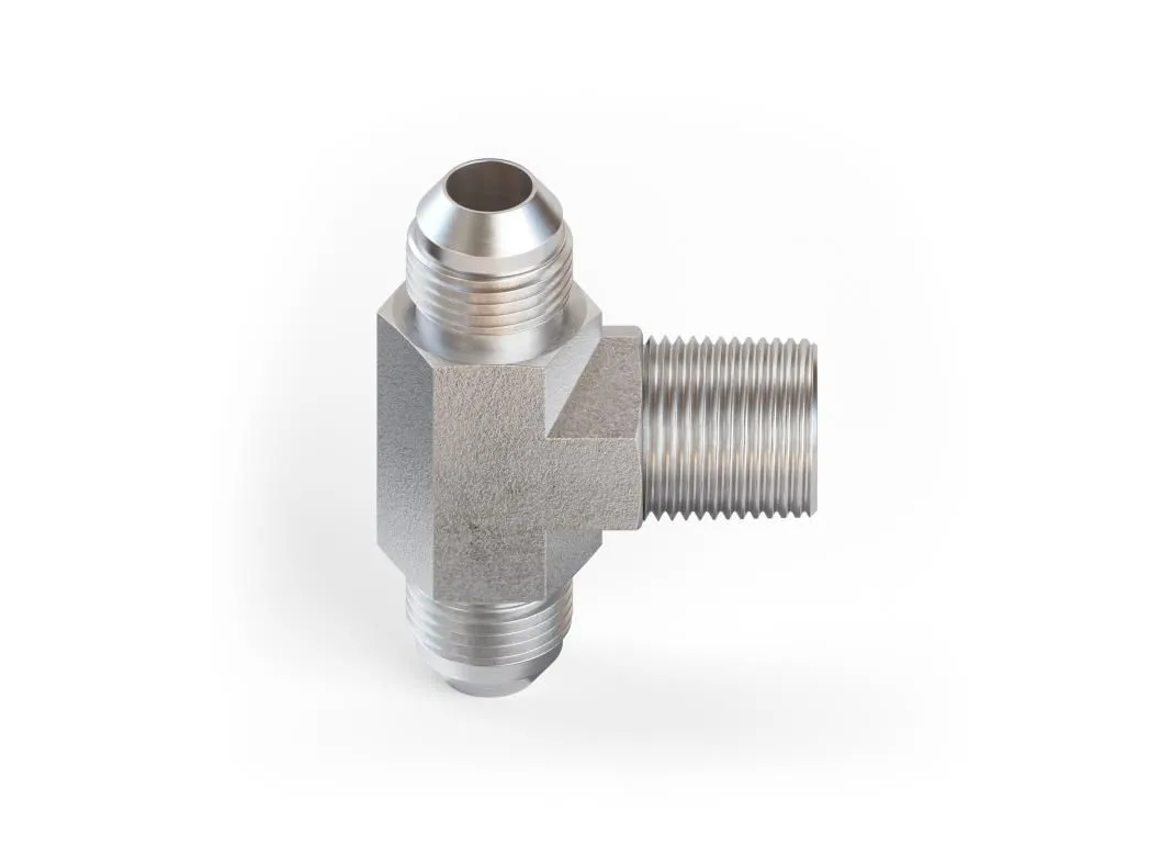 2601 Male Jic - Male Jic - Male Pipe Branch Tee