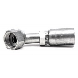 MR. HYDRAULIC O-RING FACE SEAL 45 DEGREE BENT TUBE FEMALE SWIVEL