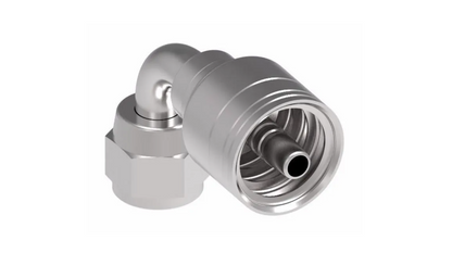 FEMALE JIC SWIVEL 90° LONG ELBOW BITE TO WIRE