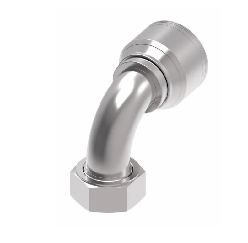 MR. HYDRAULIC O-RING FACE SEAL 90 DEGREE BENT TUBE FEMALE SWIVEL