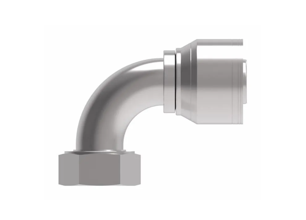 MR. HYDRAULIC O-RING FACE SEAL 90 DEGREE BENT TUBE FEMALE SWIVEL
