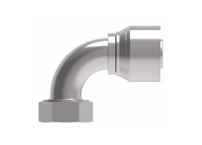 MR. HYDRAULIC O-RING FACE SEAL 90 DEGREE BENT TUBE FEMALE SWIVEL