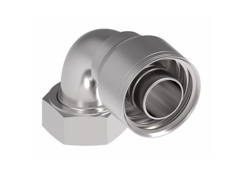 MR. HYDRAULIC O-RING FACE SEAL 90 DEGREE BENT TUBE FEMALE SWIVEL