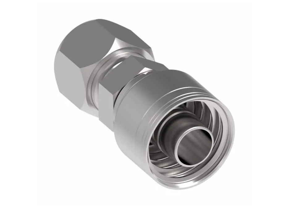 FLARELESS COMPRESSION WITH NUT AND SLEEVE PER SAE J515 BITE TO WIRE