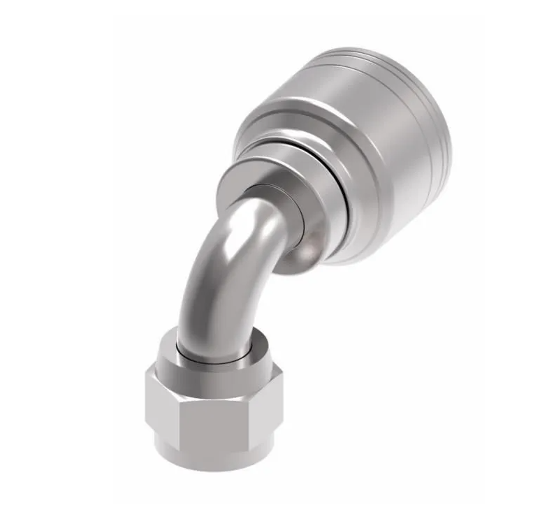 FEMALE JIC SWIVEL 90° ELBOW BITE TO WIRE