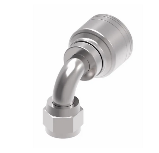 FEMALE JIC SWIVEL 90° ELBOW BITE TO WIRE