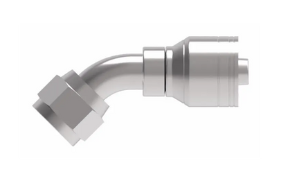 FEMALE JIC SWIVEL 45° ELBOW BITE TO WIRE