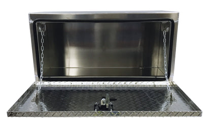 MR. HYDRAULIC 18"X18"X30" DIAMOND TREAD ALUMINUM UNDERBODY TRUCK BOX REPLACES BUYERS 1705103