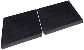 (Pack of 2) Pro-Wing PW22 Rubber Edges for Buyers 0020500, 20500 Snow Plow Blade (1" x 10" x 12")