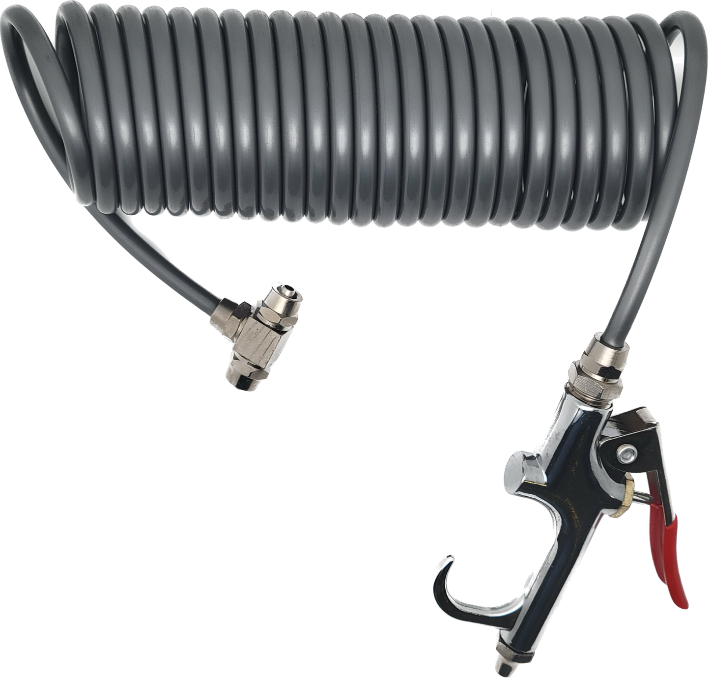 63050CAD  Air Hose & Gun Kit Includes Tee Fitting & Nozzle Adapter