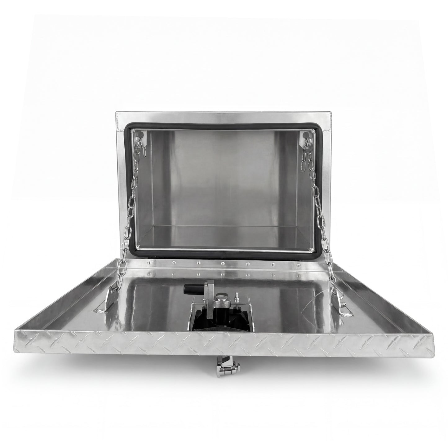 MR. HYDRAULIC 18"X18"X24" DIAMOND TREAD ALUMINUM UNDERBODY TRUCK BOX REPLACES BUYERS 1705100