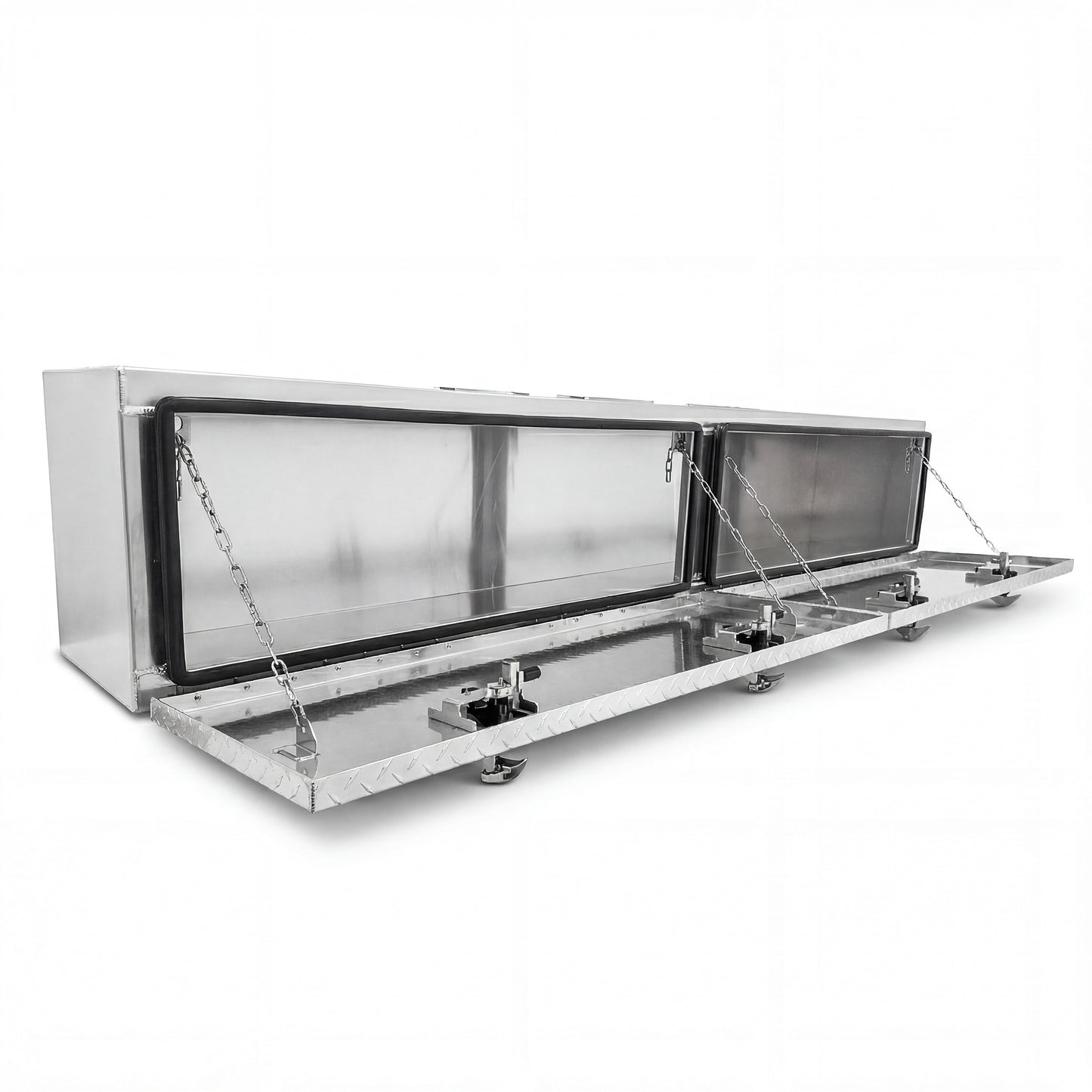 MR. HYDRAULIC 18"X16"X96" DIAMOND TREAD ALUMINUM TOPSIDER TRUCK BOX REPLACES BUYERS 1701568