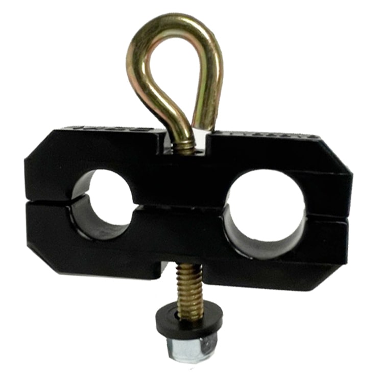 451001 2 holes holder w/eyebolt