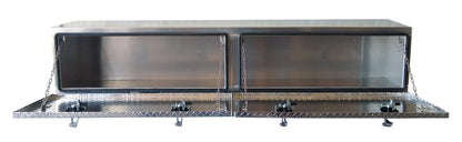 18"X16"X96"DIAMOND TREAD ALUMINUM TOPSIDER TRUCK BOX REPLACES BUYERS 1701568