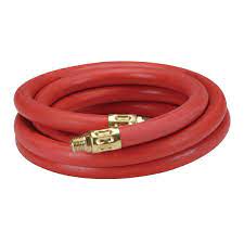 RAH140134 12 FT Rubber Air Line Hose Red 3/8" hose I.D - 1/2" end fittings Working Pressure: 225psi Burst PressureL 900psi Working temp.: -40℃~+93℃"