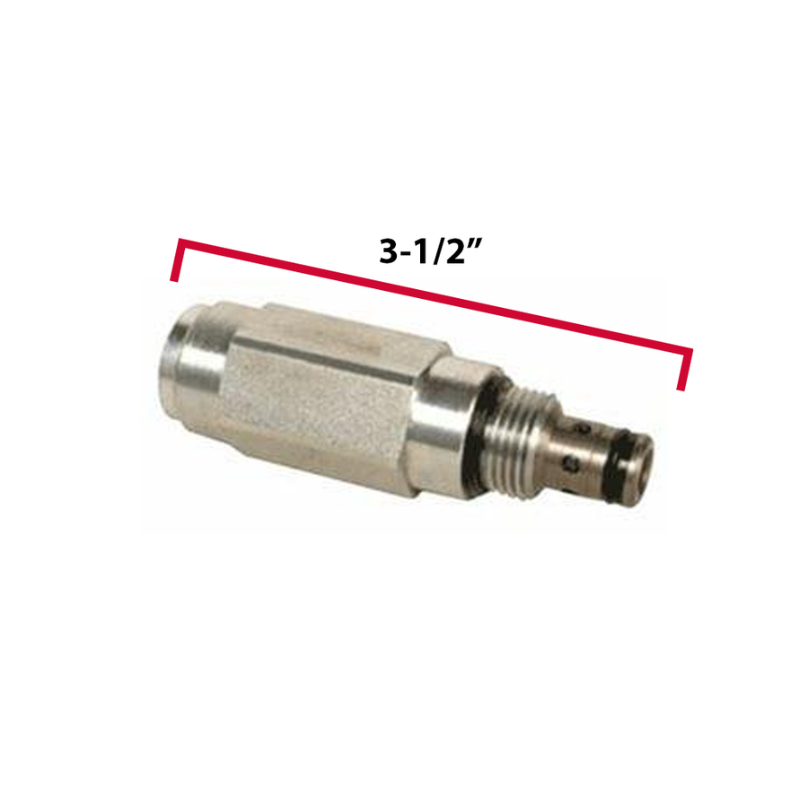 REPLACES Boss Part # HYD01639 - V-PLOW RELIEF VALVE - 2800 PSI