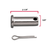 REPLACES 93040K WESTERN CLEVIS PIN 5/8 X 2.25 STEEL ZYC W/COTTER PIN