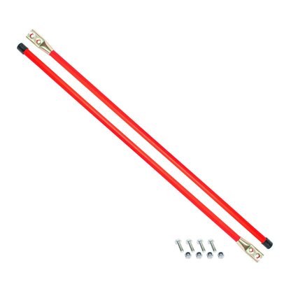 REPLACES 1308115 SAM PLOW PARTS, 3/4 X 48 INCH FLUORESCENT ORANGE BOLT-ON BUMPER MARKER SIGHT RODS WITH HARDWARE